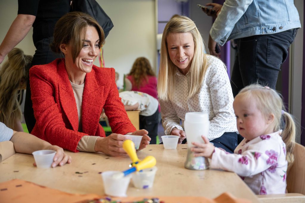 Princess Kate with 3 yr old Darcie with Portage Practitioner Lois