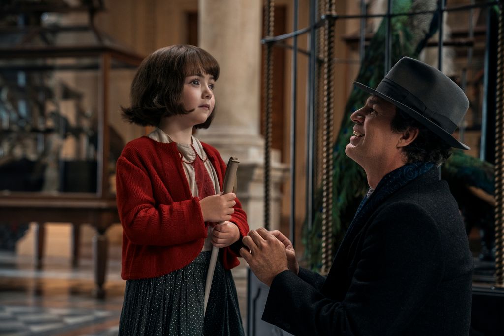 Nell Sutton as Young Marie-Laure and Mark Ruffalo as Daniel LeBlanc