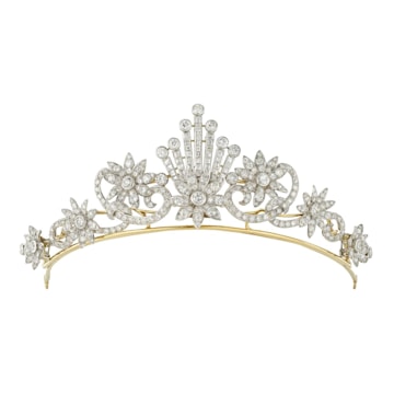 A Mid-20th Century Diamond-Set Tiara