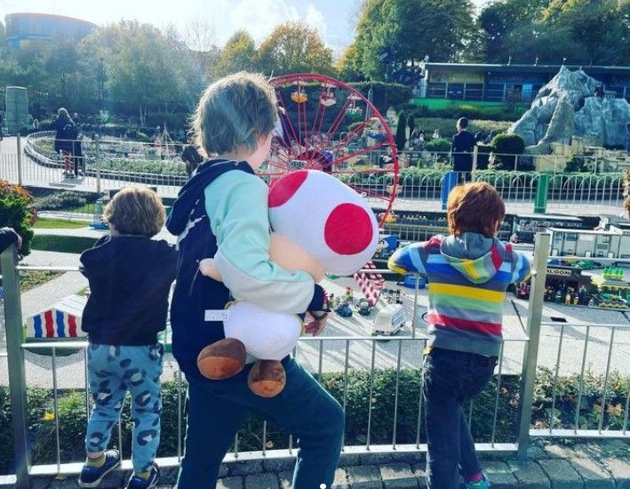 Sophie Ellis-Bextor's children at Legoland