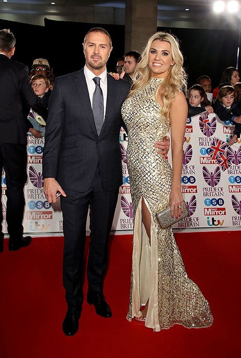 paddy mcguinness and wife christine at pride of britain