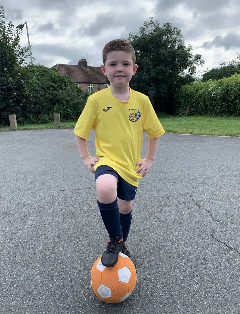 Jodie first noticed something was wrong when Jack's eye started drooping