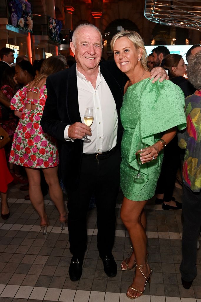 Rick Stein and Sarah Stein attend the Fortnum & Mason Food and Drink Awards 2023 at The Royal Exchange on May 11, 2023 in London, England