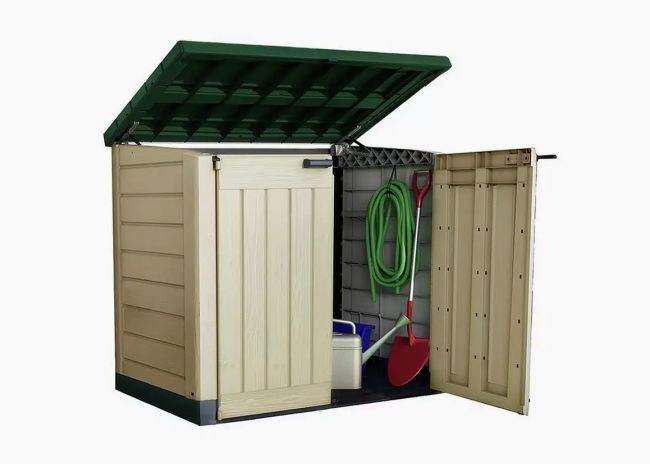 keter storage shed containers organise garden