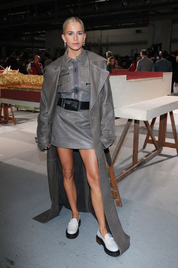 Caro Daur attends the Tod's fashion show during the Milan Fashion Week Womenswear Spring/Summer 2024 on September 22, 2023 in Milan, Italy. (Photo by Ernesto S. Ruscio/Getty Images)