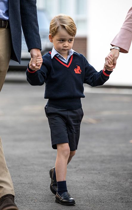 prince george holding hands