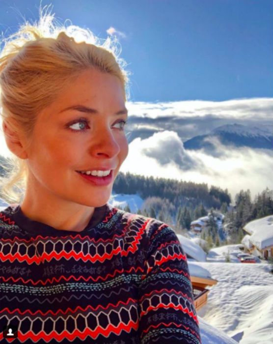 holly willoughby ski holiday