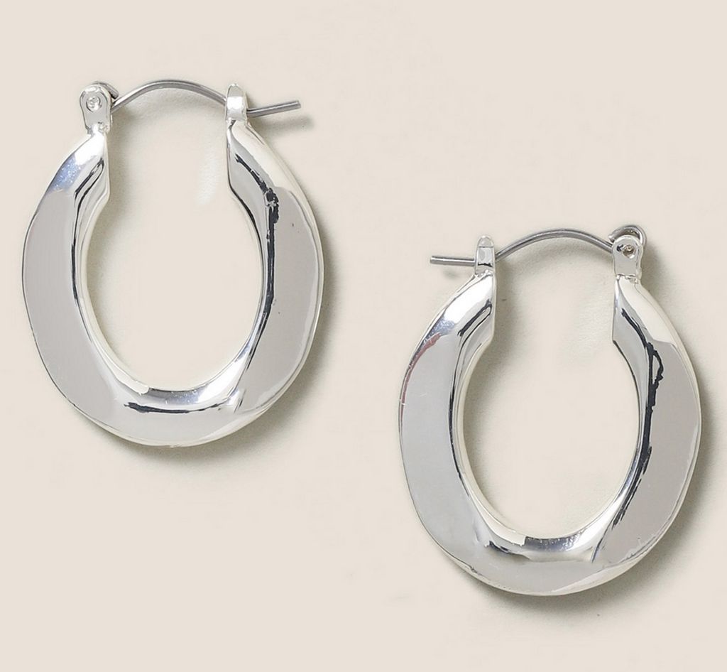 M&S silver earrings
