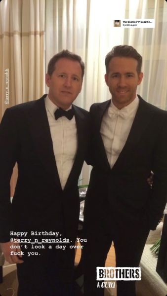 ryan reynolds with his brother terry