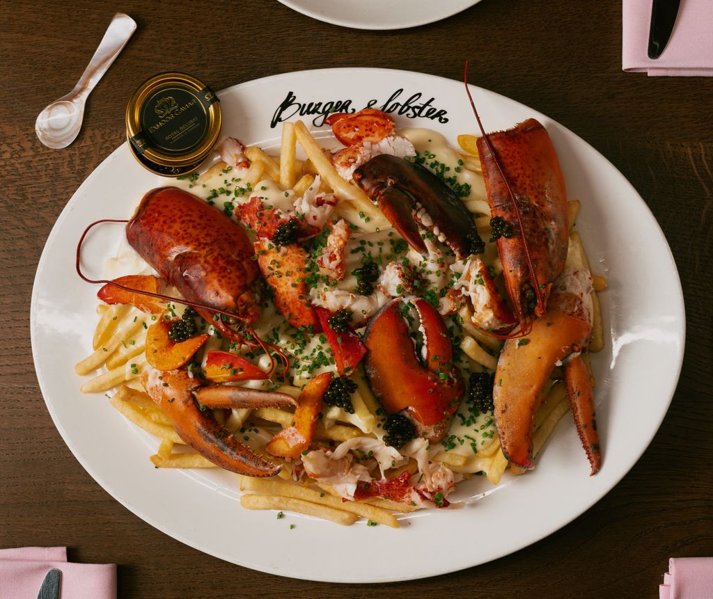 Lobster loaded fries from Burger & Lobster