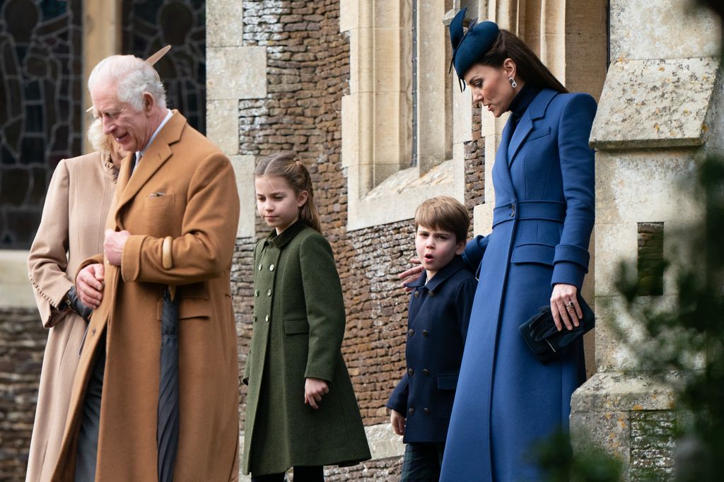Royals leave church on Christmas Day