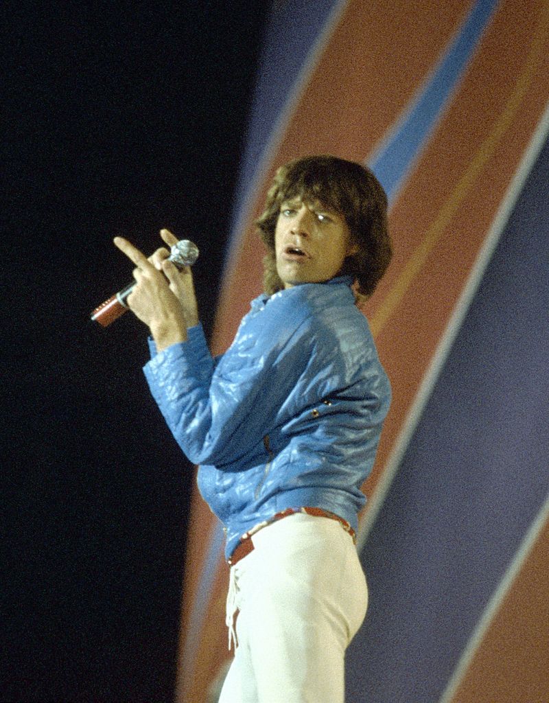 Photo of Mick JAGGER and ROLLING STONES, Mick Jagger performing live onstage in Syracuse