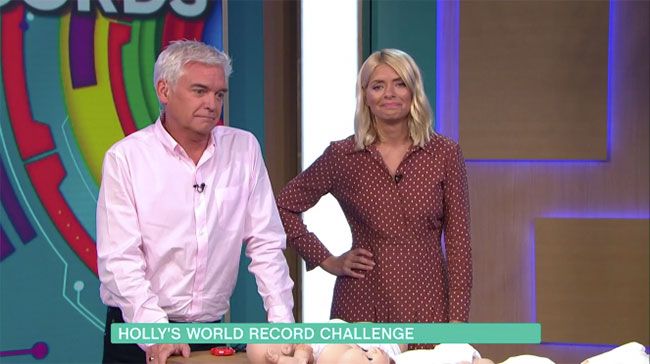 holly willoughby dissapointed