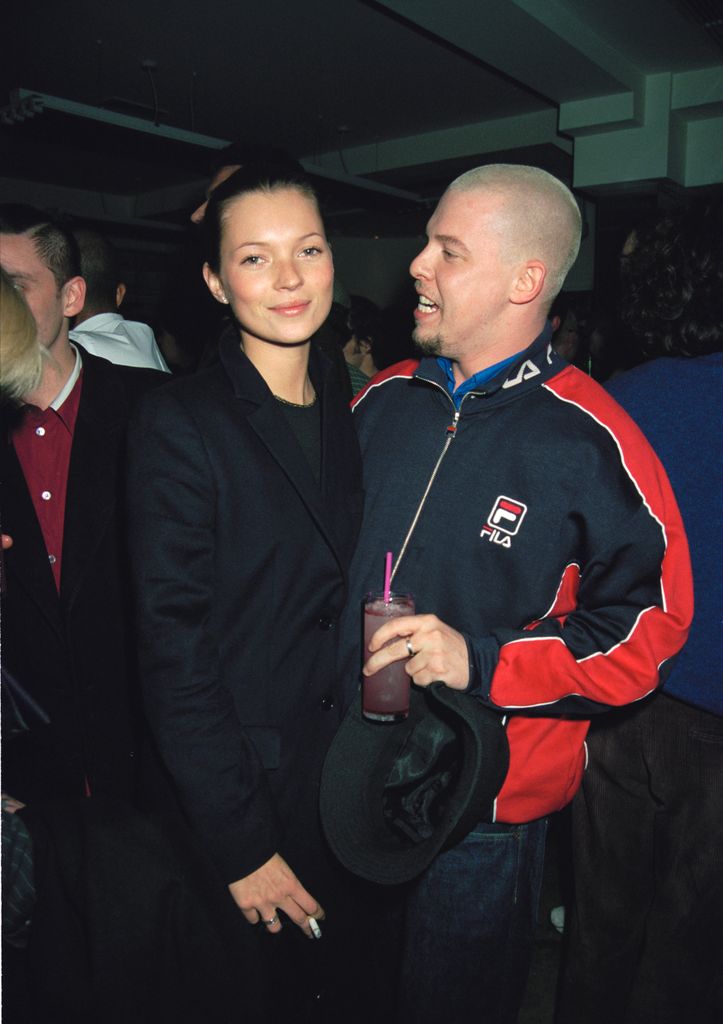 McQueen with Kate Moss in 1998