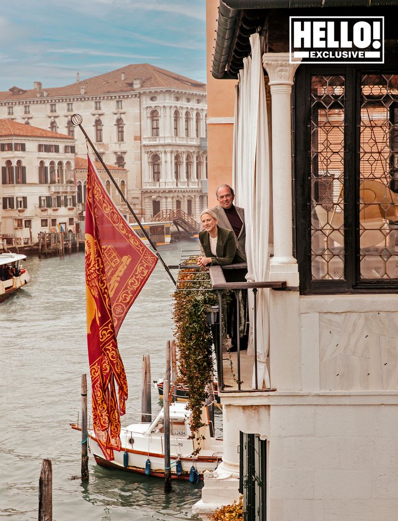 Giovanni and Servane Giol's palazzo in Venice - river view on Grand Canal