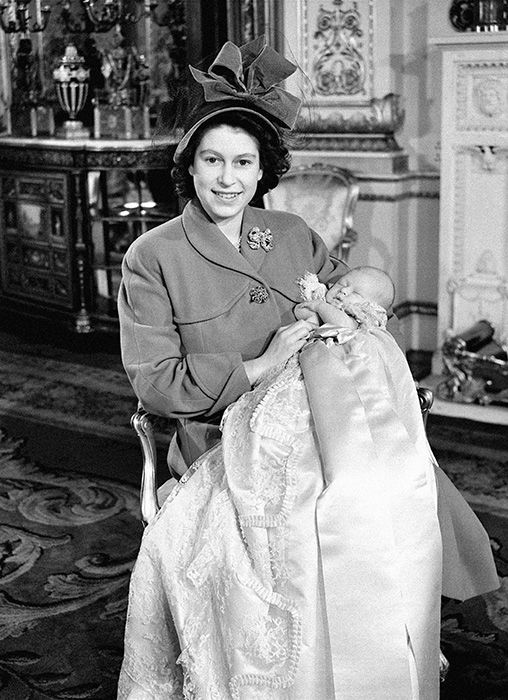 the queen prince charles baby christening