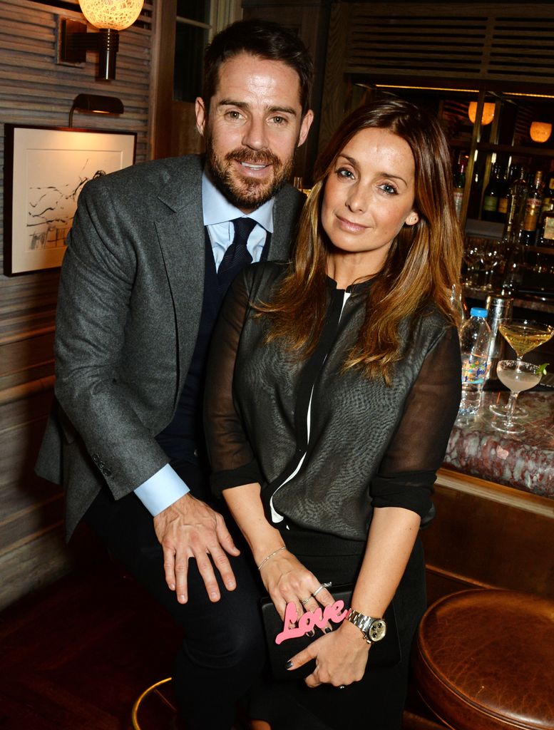 Former couple Jamie and Louise attending a launch event
