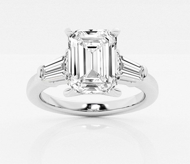 Amal Clooney inspired engagement ring from Grown Brilliance