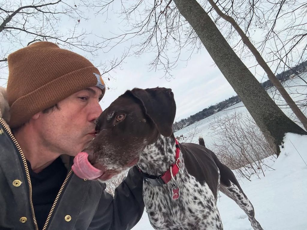 David adopted Axel in 2019