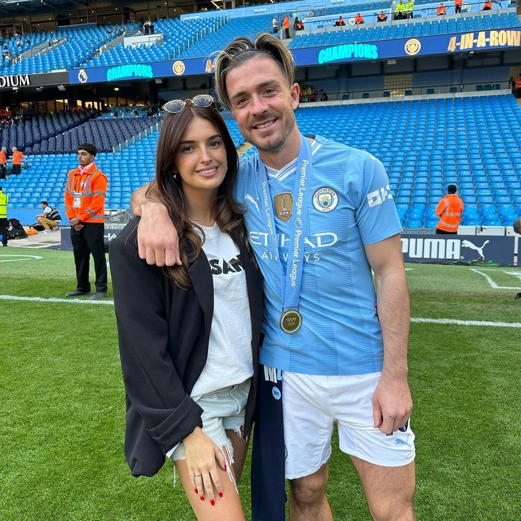 Jack Grealish and his girlfriend Sasha