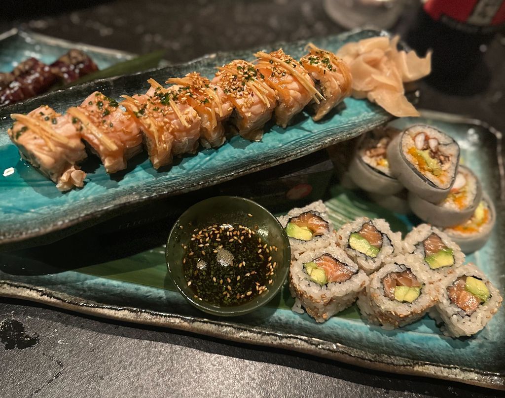Sushi platter at Nobu Portman Square