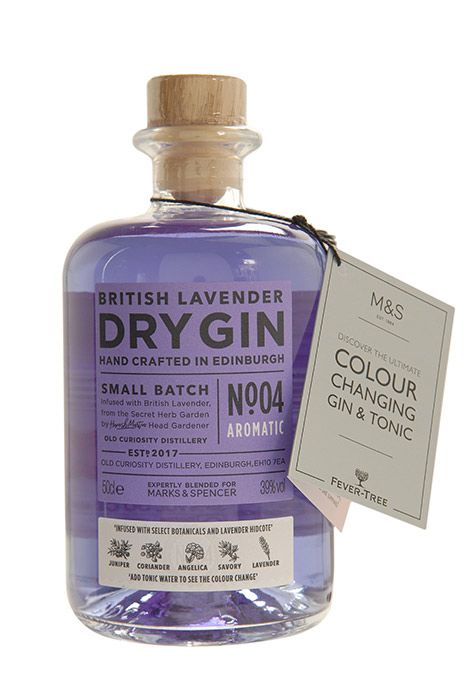 British Lavender Dry Gin marks and spencer