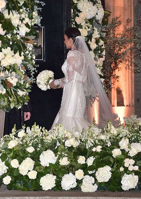 Christine Bleakley Frank Lampard wedding flowers