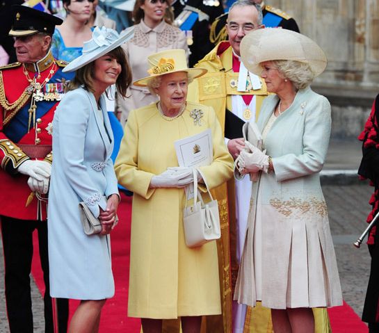Carole Middleton and Queen