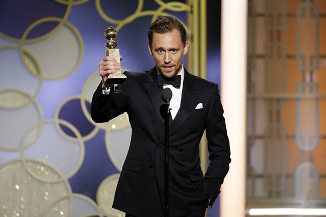 Tom Hiddleston apologises for Golden Globes speech