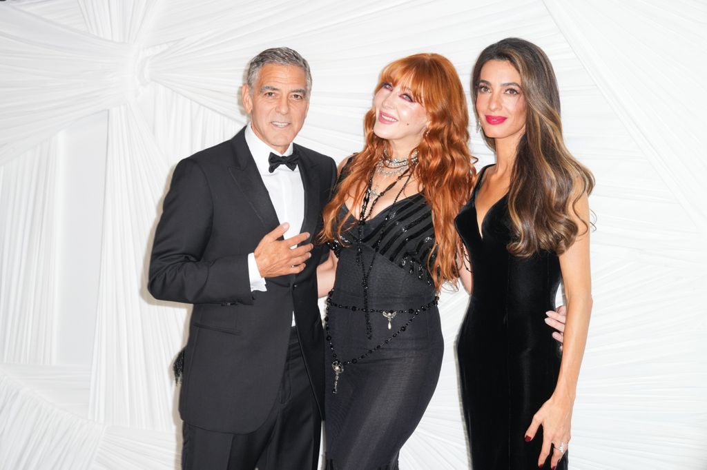 George Clooney, Charlotte Tilbury, Amal Clooney at The Albies