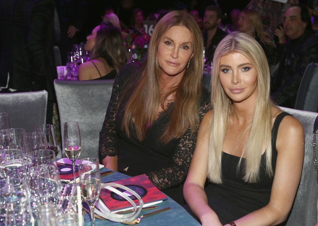Caitlyn Jenner and Sophia Hutchins at Steven Tyler and Live Nation presents Inaugural Janie's Fund Gala & GRAMMY Viewing Party