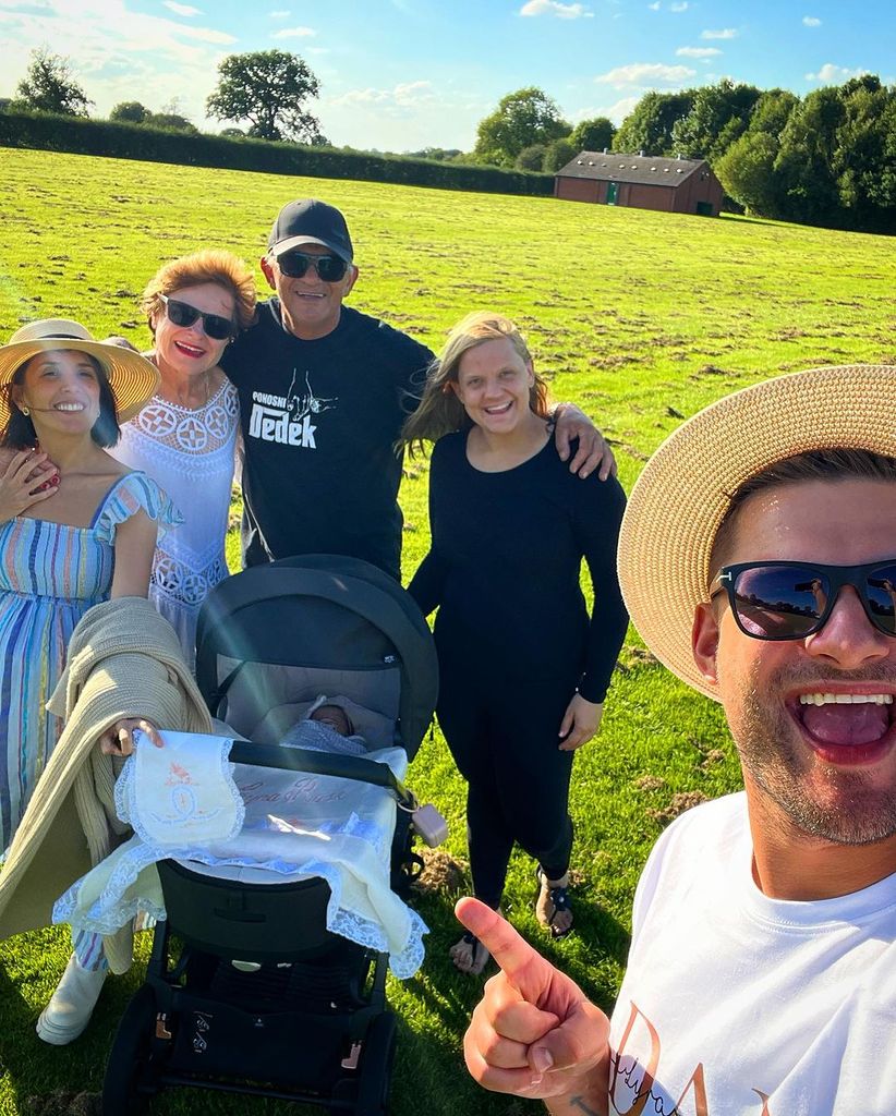 Manrara and Aljaz Skorjanec set for emotional family reunion with 'miracle' Lyra HELLO!