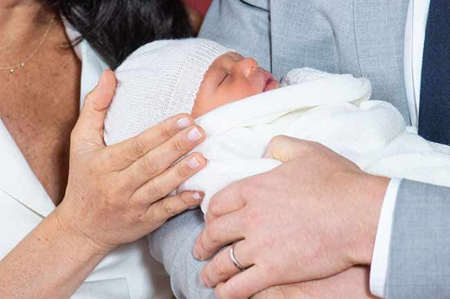 Prince Harry Meghan Markle royal baby blanket