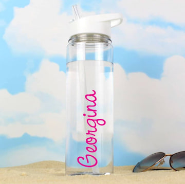 Personalised water bottle