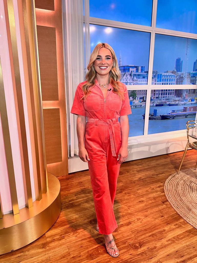 Sian Welby wearing & Other Stories on This Morning