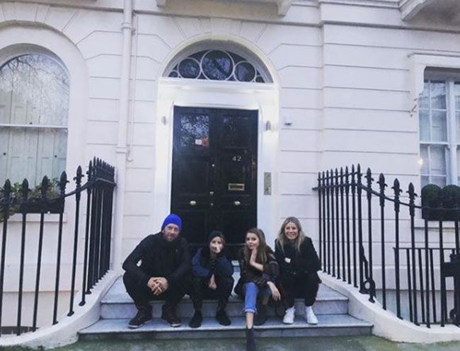 Gwyneth Paltrow chris martin family london instagram