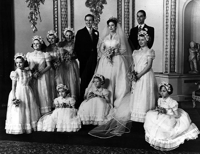 Princess Margaret wedding party