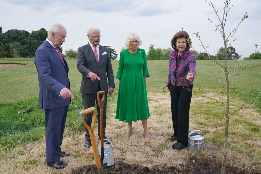 King Charles III and Queen Camilla are joined by King Carl XVI Gustaf and Queen Silvia of Sweden