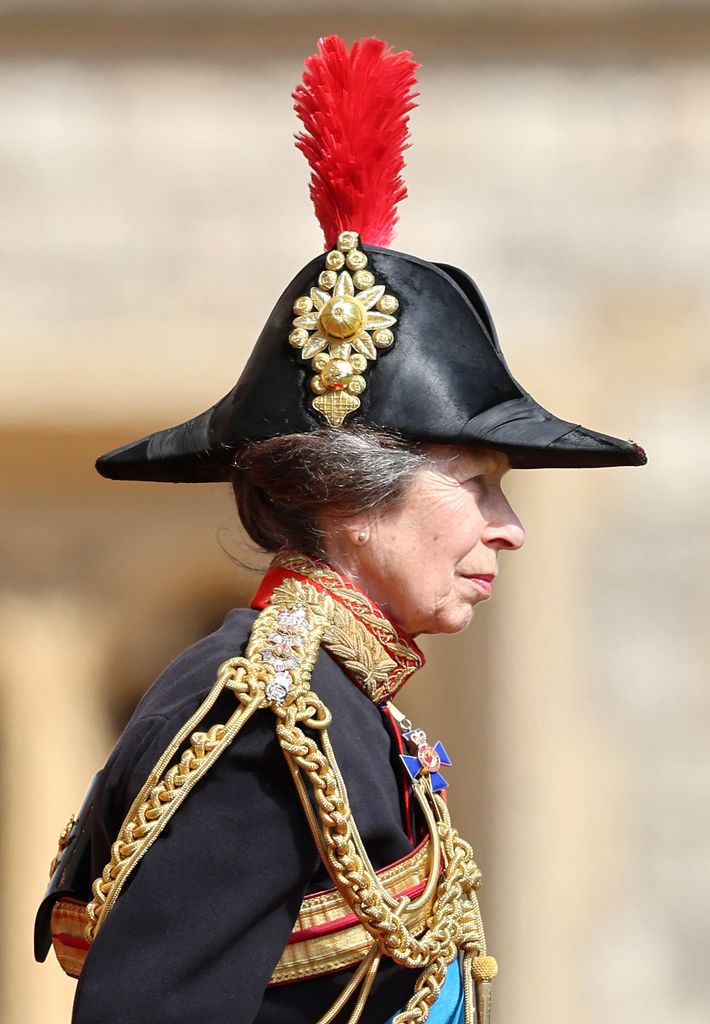 princess anne in military gear