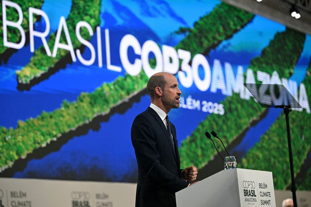 Prince William spoke at COP30 on November 6 