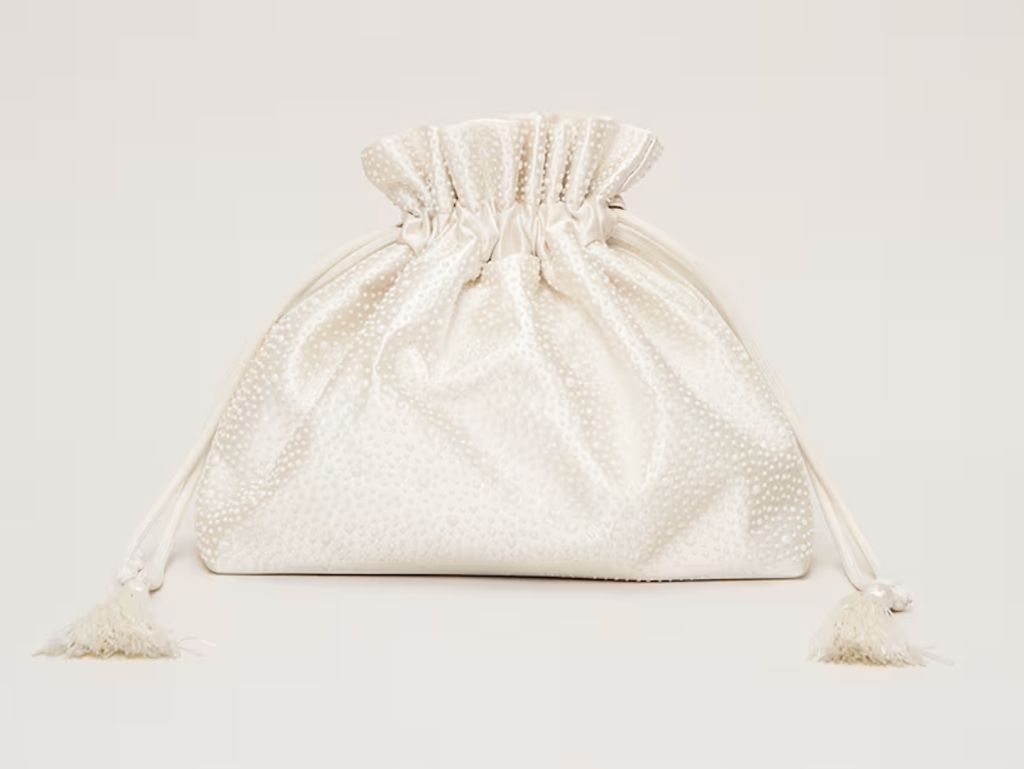 Phase Eight pearl clutch bag