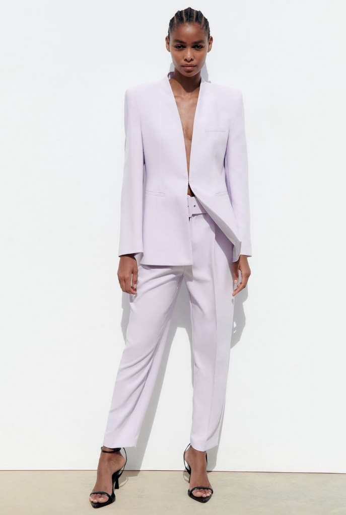 Zara lilac suit