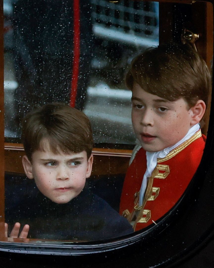 Prince Louis was the youngest guest at the ceremony