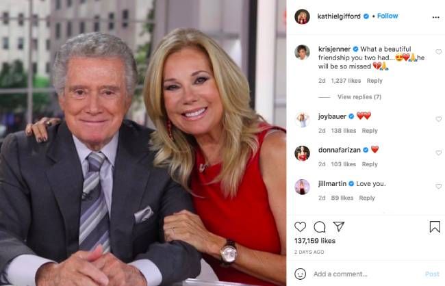 kathie lee gifford supported kris jenner