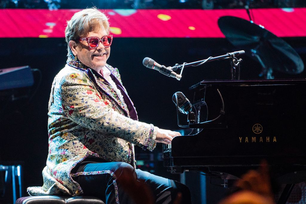 Elton John on his "Farewell Yellow Brick Road" tour
