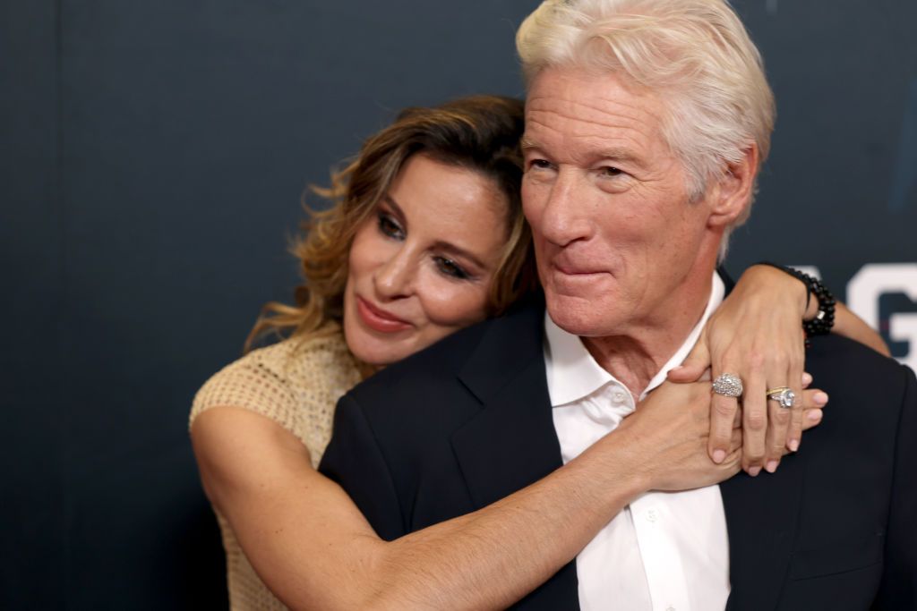 Richard Gere, 75, and wife Alejandra Silva, 41, look so loved up as they prepare for life in Spain