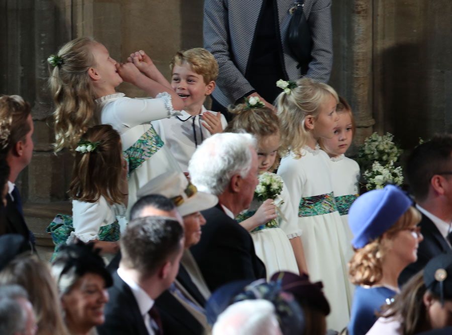 prince george being funny royal wedding