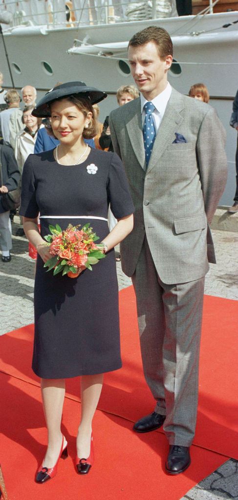 The former Princess of Hanover with her ex-husband Prince Joachim