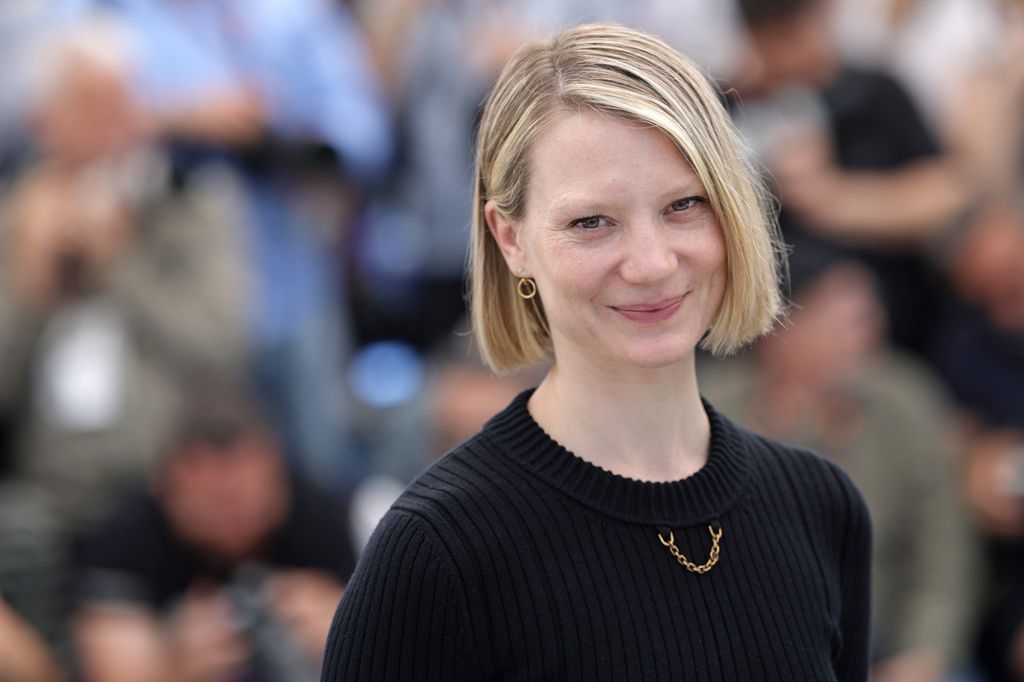 CANNES, FRANCE - MAY 23: Mia Wasikowska attends the "Club Zero" photocall at the 76th annual Cannes film festival at Palais des Festivals on May 23, 2023 in Cannes, France. (Photo by Pascal Le Segretain/Getty Images)