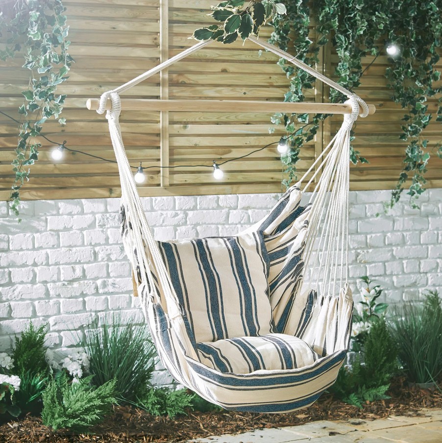 wayfair hanging rope chair for garden